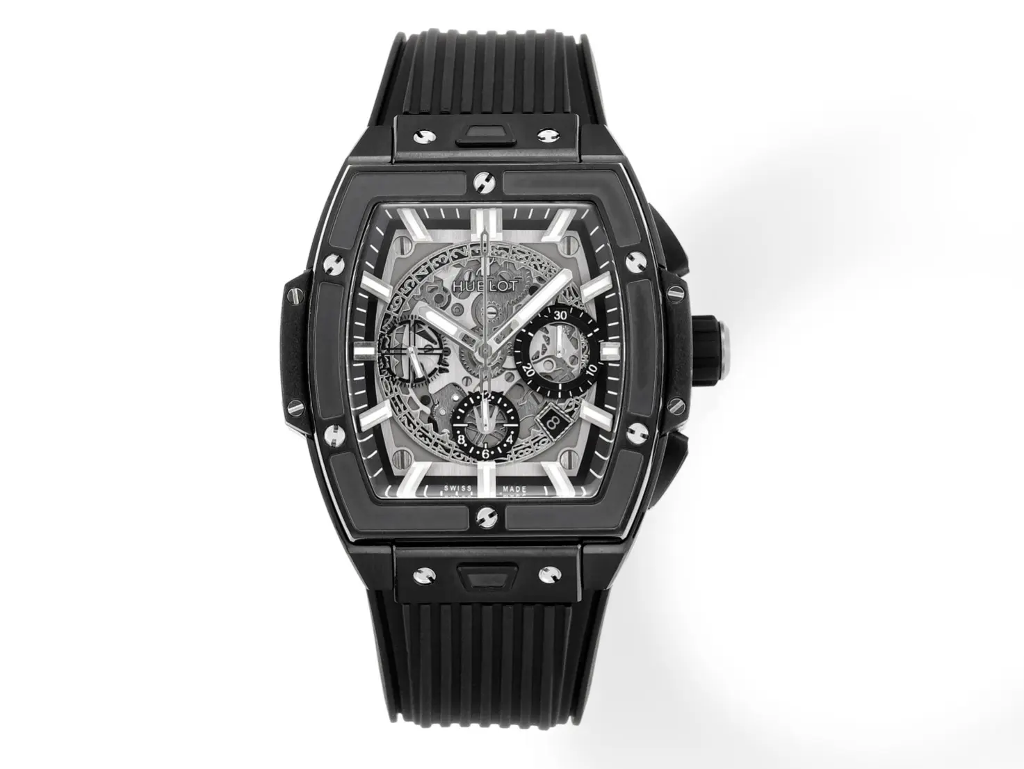 ComfortFit TW Factory HUBLOT Spirit of Big Bang Black Titanium & Resin Limited Edition Watch – Model 642.NX.0170.RX – Super Clone Masterpiece 7638